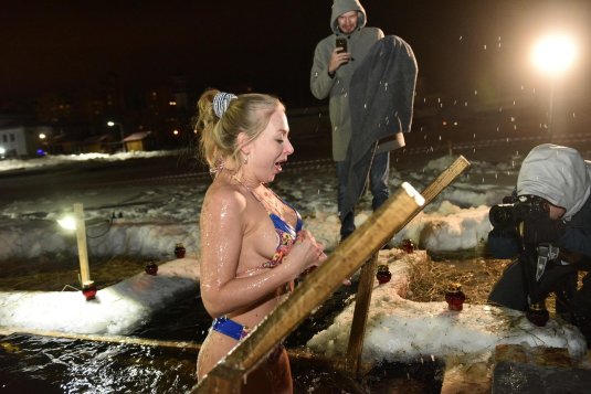 Крещение 2023 в проруби