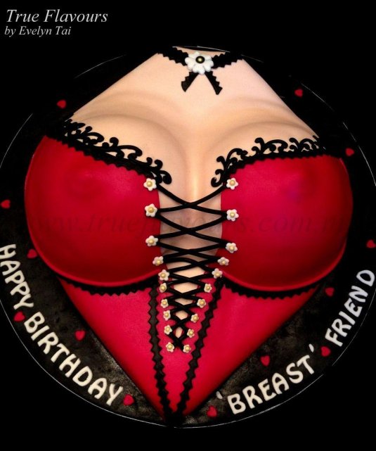 Торт женская грудь