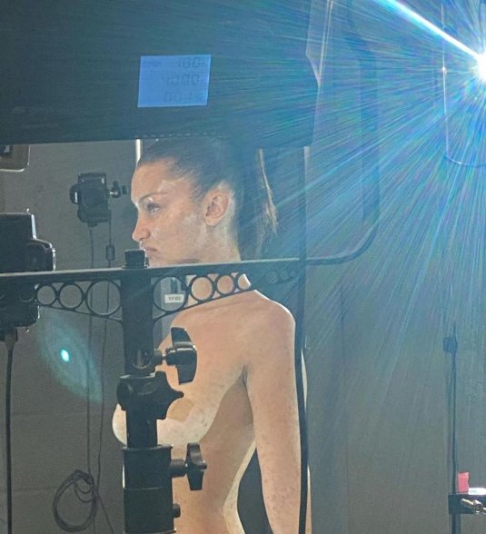 Белла хадид снялась топлес