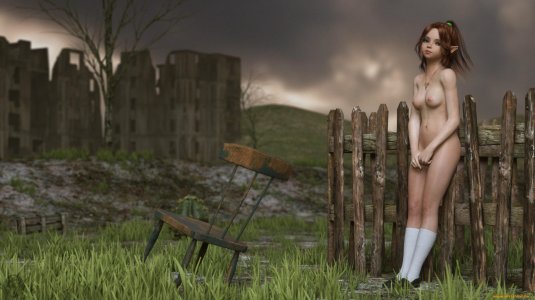 Эльфийка ню