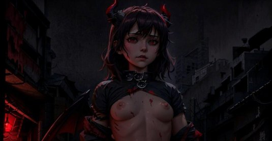 Демоница арт