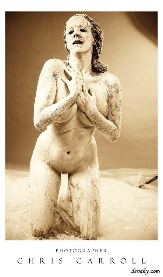 Голая натурщица