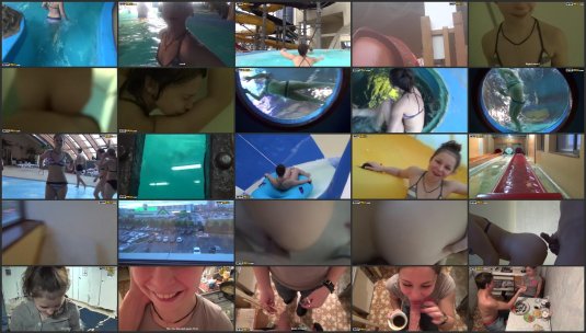 Скрытая камера в аквапарке