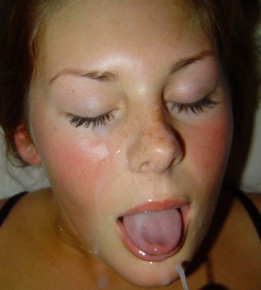 Сперма на лиц