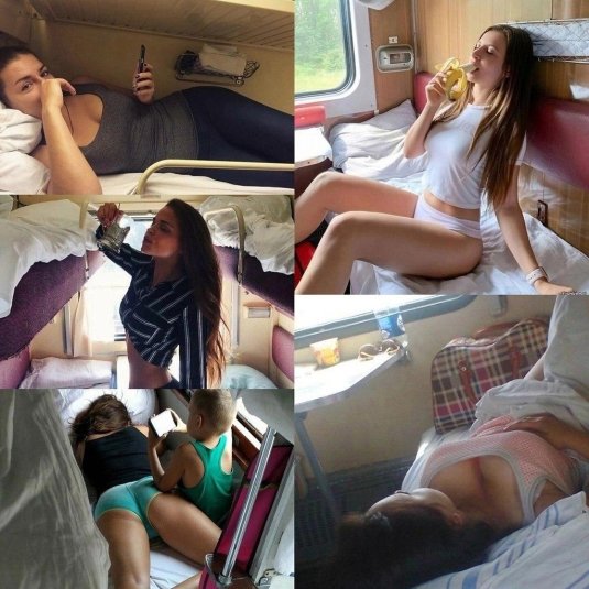 Девушка в плацкарте