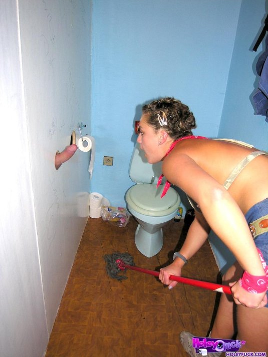 Порно уборщица