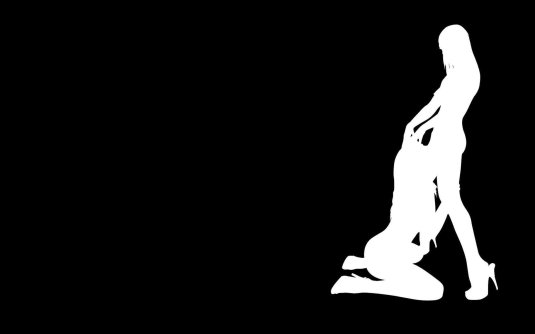 Силуэты порнографических сцен