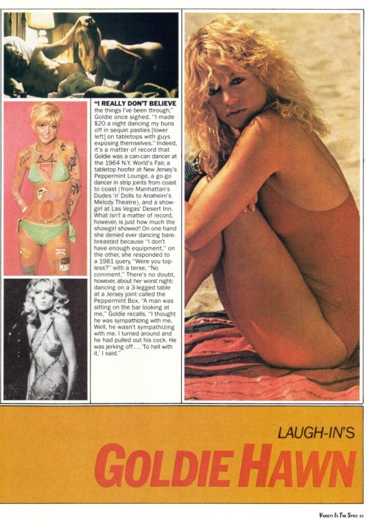 Голди хоун плэйбой 1985