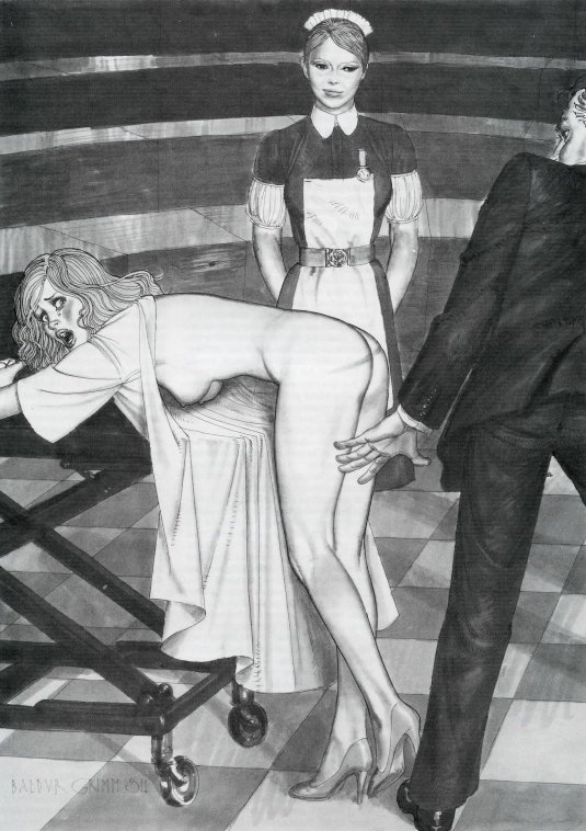 Арт викторианский спанкинг