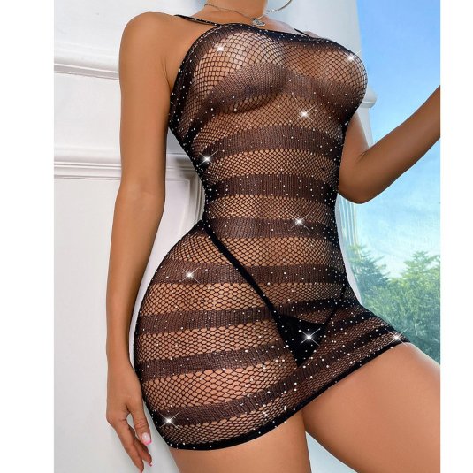 Эротическое платье в сеточку