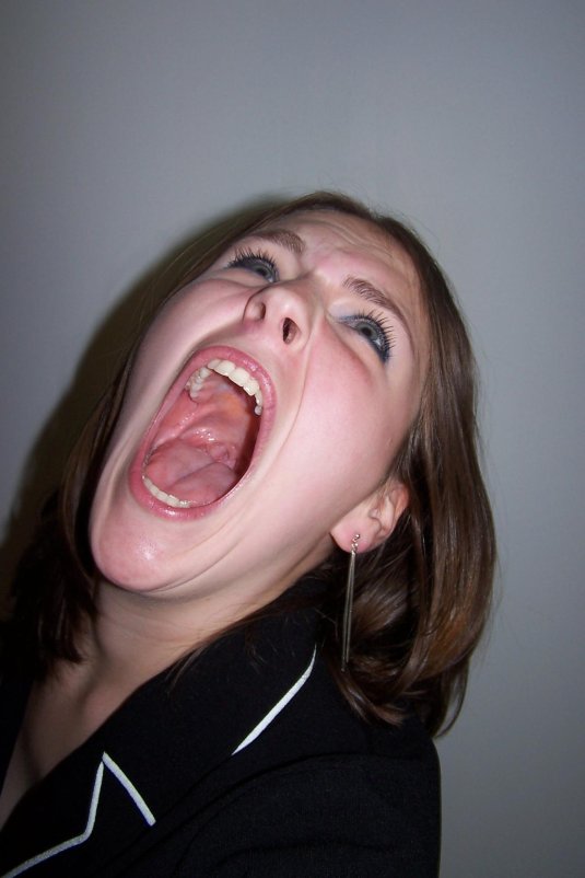 Открыла рот для спермы