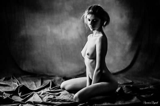 Стильная фотосессия ню