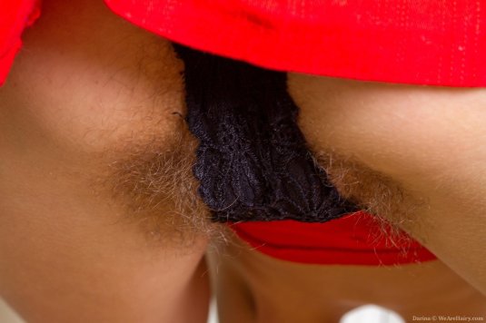 Волосатые киски в трусиках