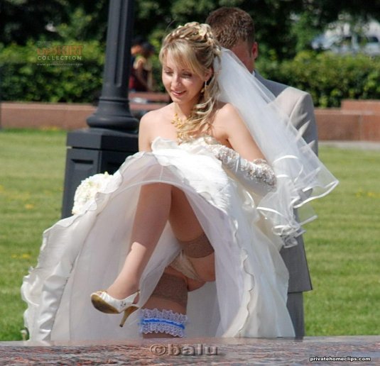 Невеста засветила