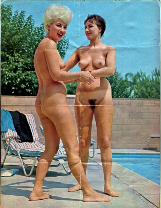 Пожилые ретро нудистки