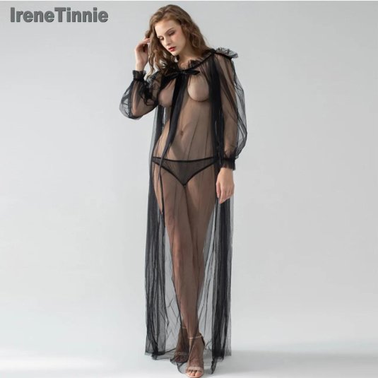 Эротический халатик прозрачный