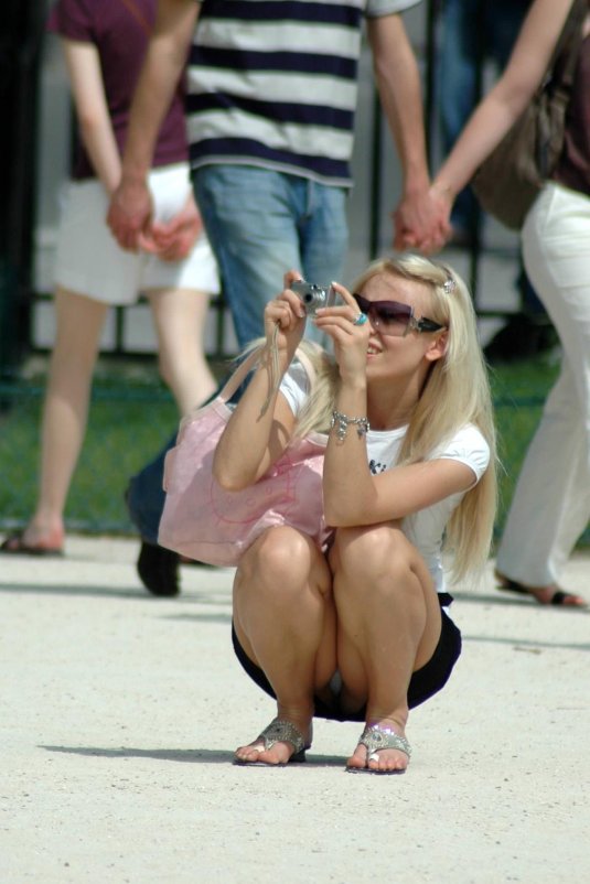 Красивая засветилась