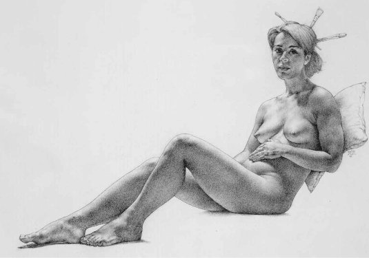Наброски обнаженные фигуры