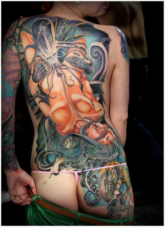 Тату осьминог