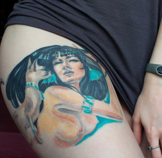 Тату клеопатра