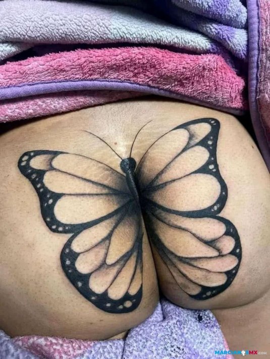 Тату с бабочками