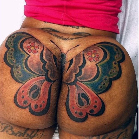 Татуировка бабочка
