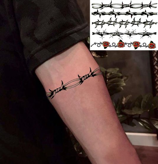 Тату колючевавая проволока