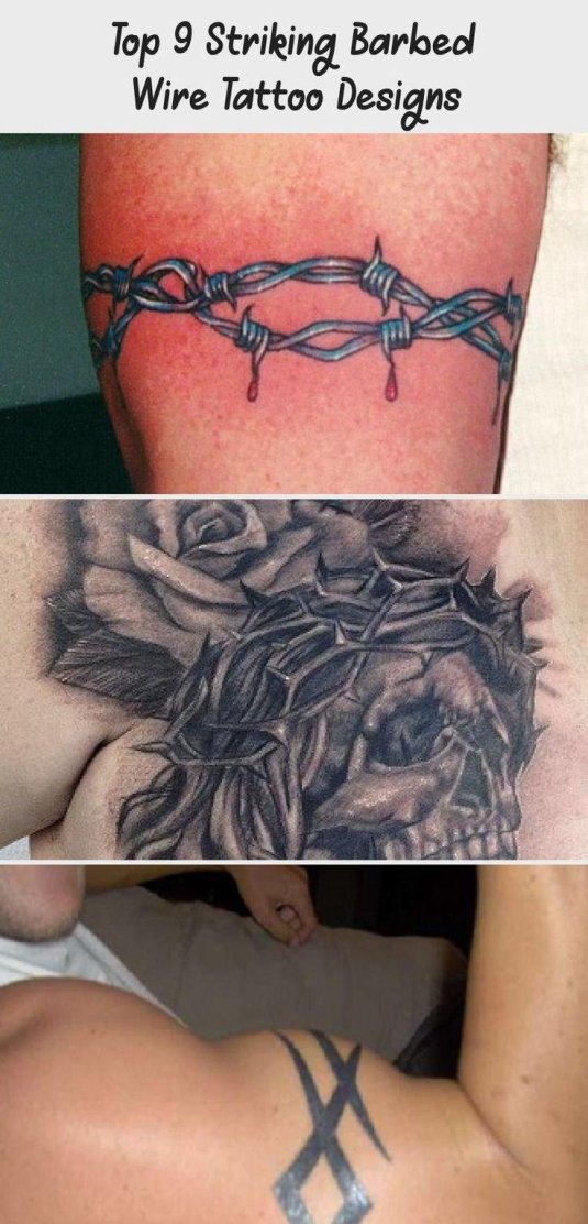 Терновый венец колючая проволока тату