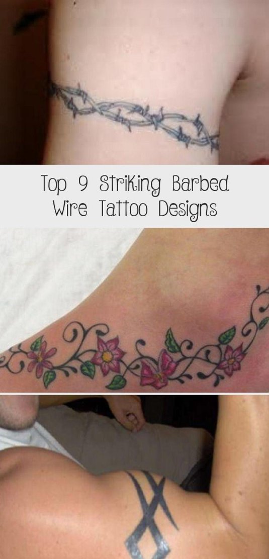 Татуировка колючая проволока