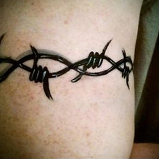 Татуировка колючая проволока