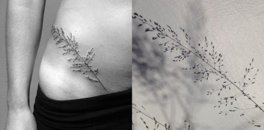 Тату растения
