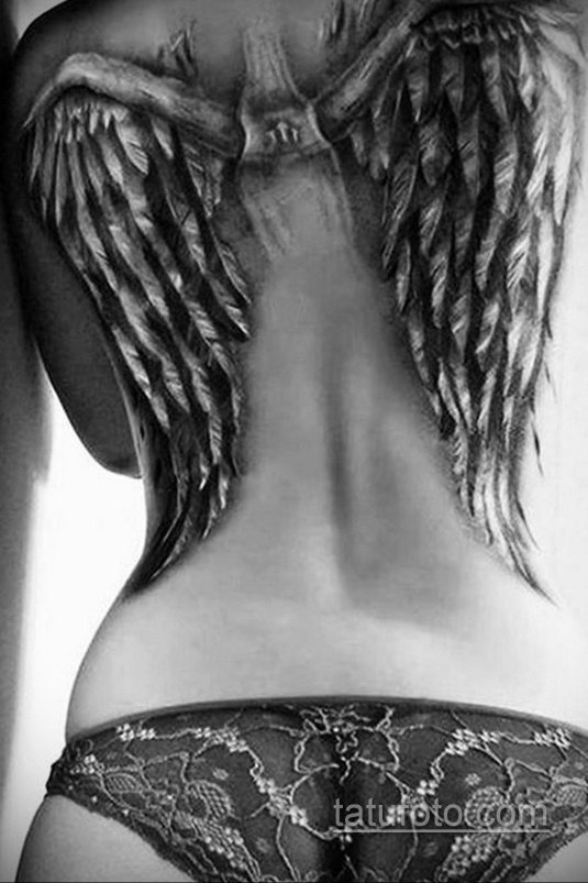 Тату крыло