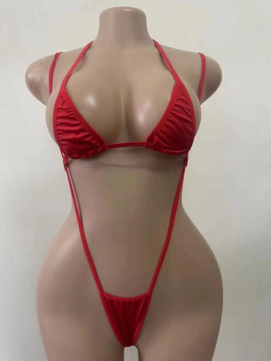 Атласный купальник