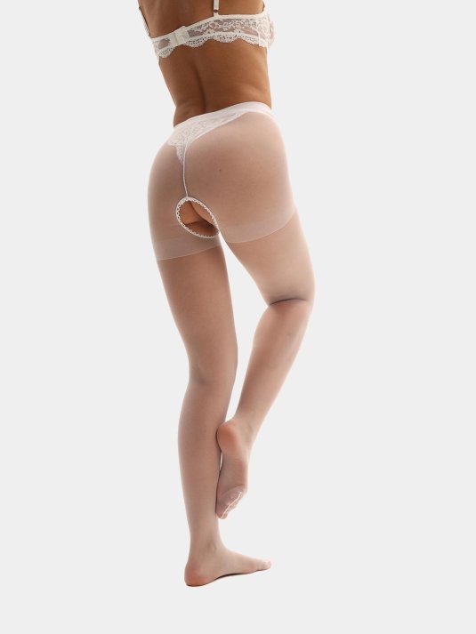 Колготки с открытой промежностью
