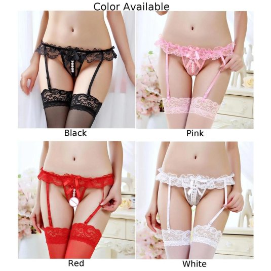 Пояс для чулок эротический нижнее белье