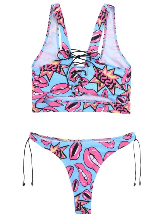 Купальник с принтом