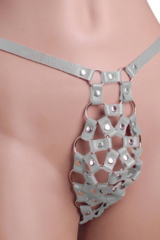 Кожаные трусы для страпона