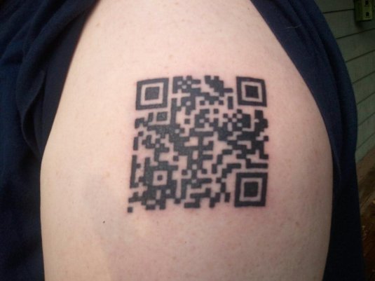 Тату штрих коды