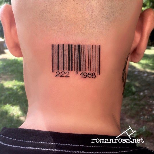 Хитман агент 47 тату