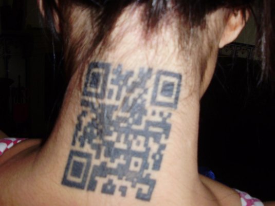 Тату qr код