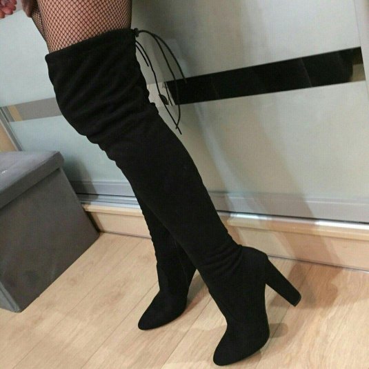 Ботфорты лориблю замшевые