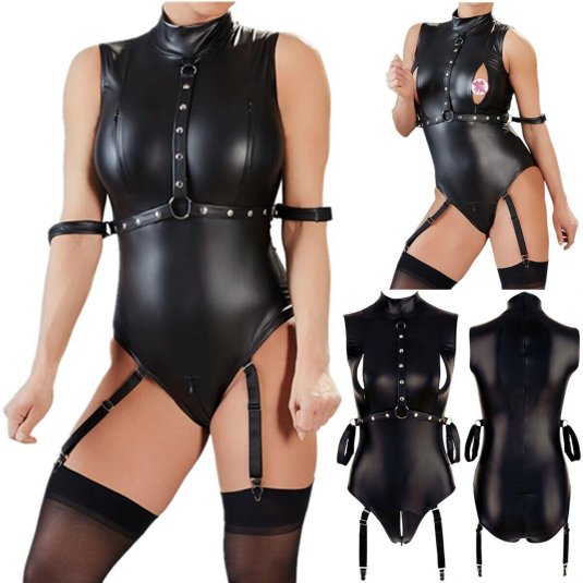 Кожаные боди женские для бдсм