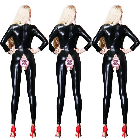 Костюм латекс с открытой грудью