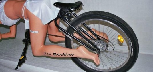 Велосипед с фаллоимитатором