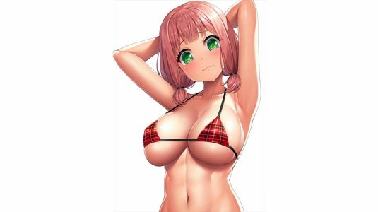 Большая голая грудь аниме