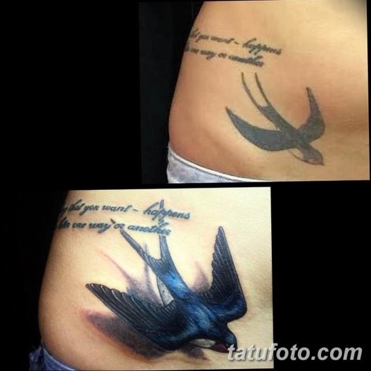 Тату ласточек