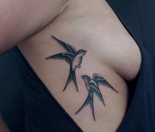 Ласточка тату