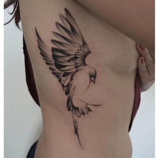 Татуировка птица