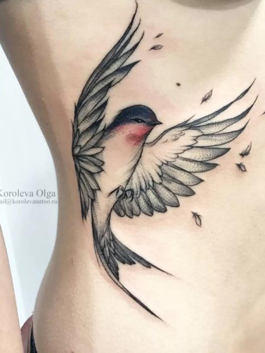 Ласточка тату