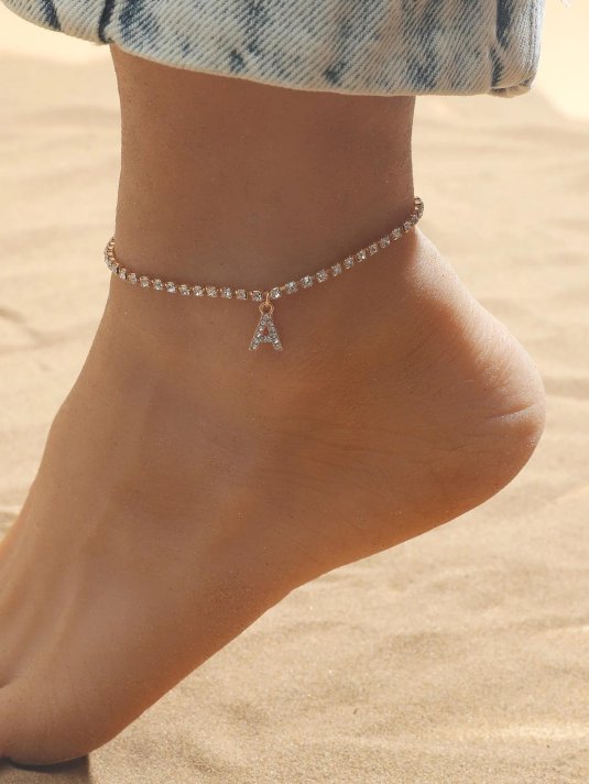 Браслет на ногу женский